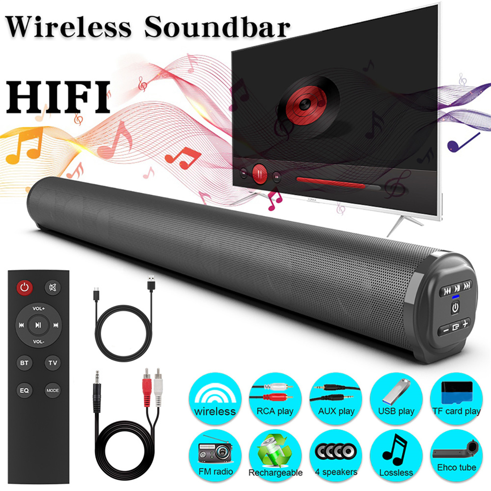 Home Cinema With Wireless Rear Speakers - Sound Bar TV Sound System Głośnik