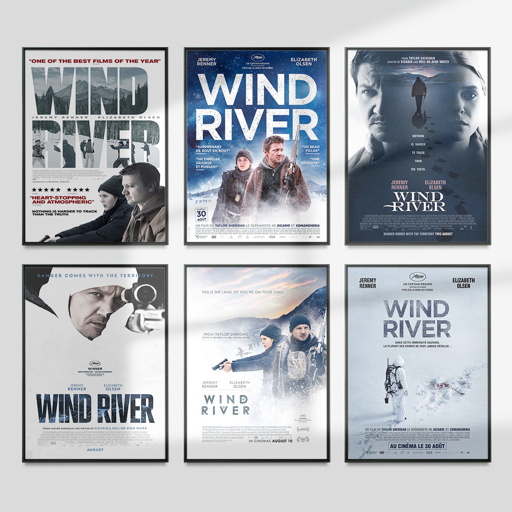 Home Cinema Films - Plakat Filmowy Wind River Naklejki Ścienne