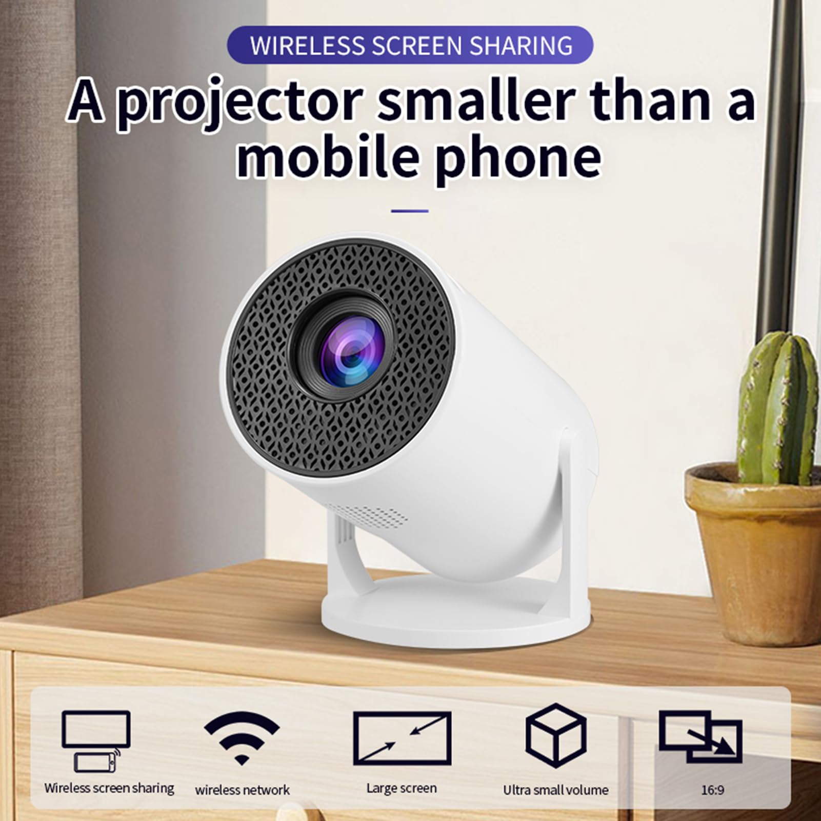Home Cinema Gaming - Projektor M5 8K Wifi 6 Ultra