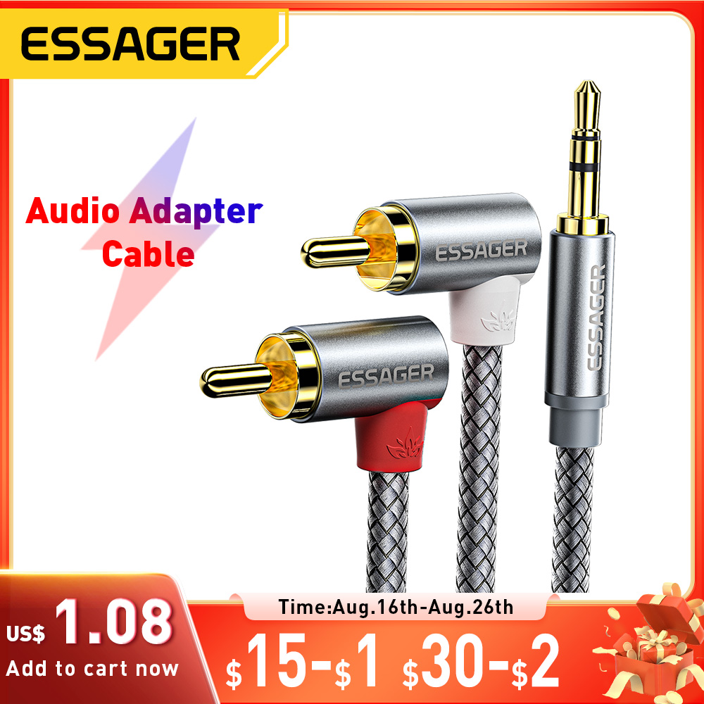 Home Cinema Furniture - Essager 90 ° Kątowy kabel audio