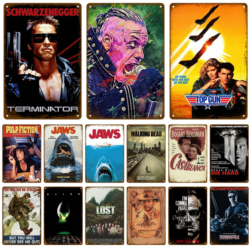 Home Cinema Gadgets - Tabliczka Metalowa HD Vintage Klasyczny Plakat