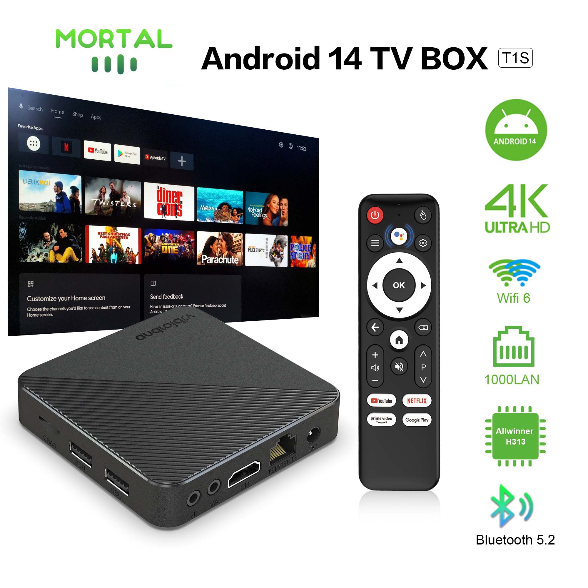 Home Cinema Gadgets - Android14 Smart Home Theater TV Box