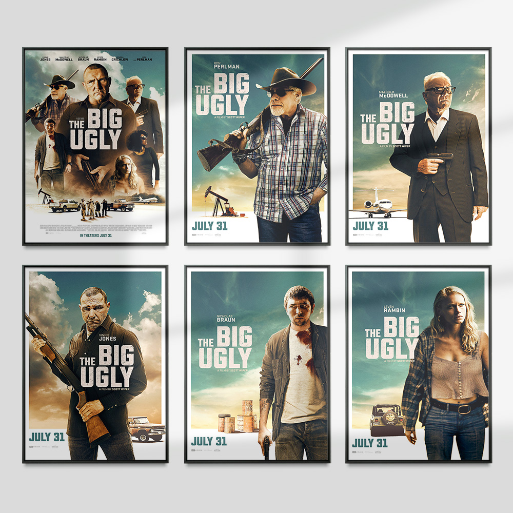 Home Cinema Films - Plakat Filmowy The Big Ugly, Naklejki