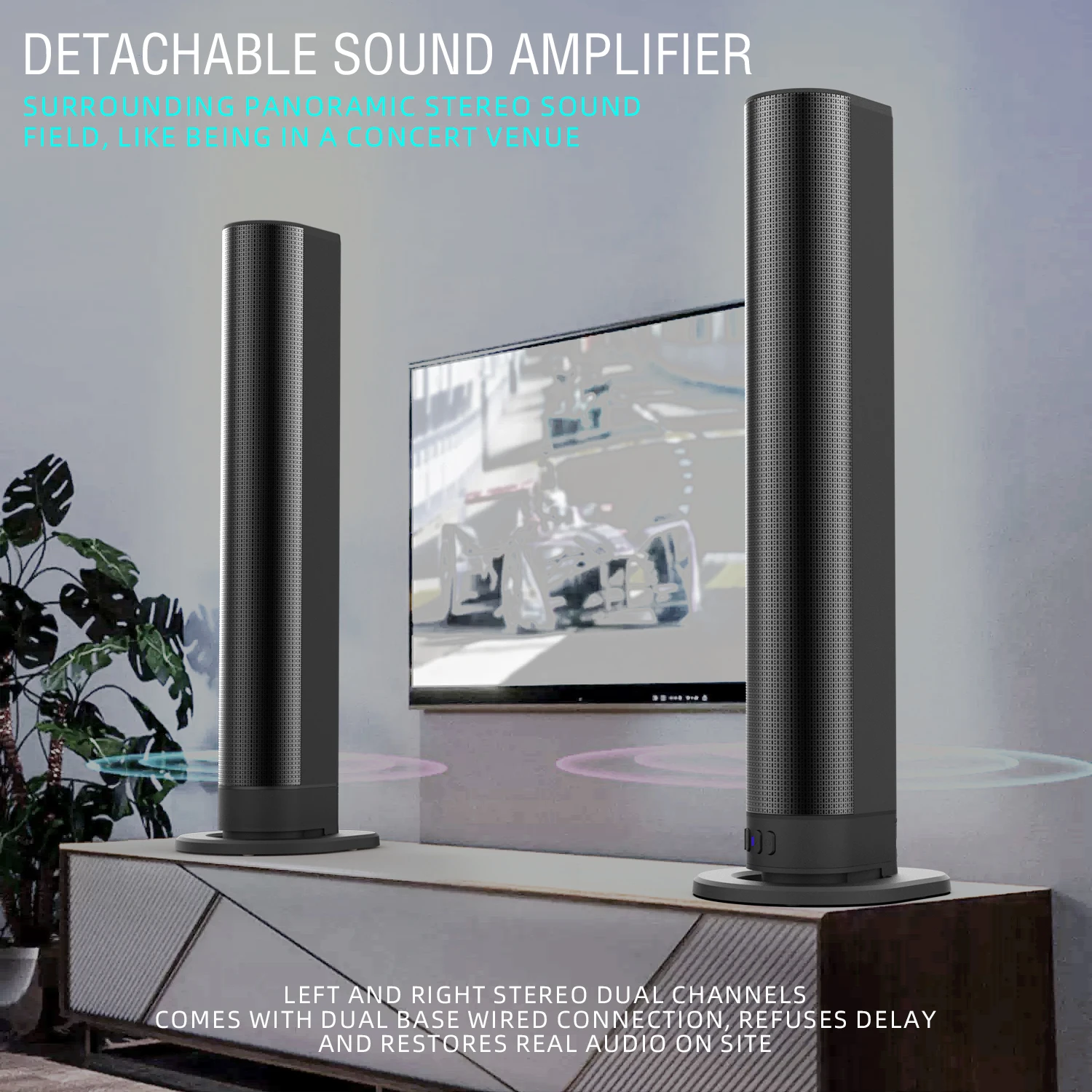 Home Cinema Gadgets - Soundbar FM TV Głośniki Bluetooth Połączenia