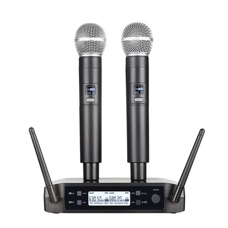 Shure Mic Sm58 - Mikrofon bezprzewodowy Ręczny podwójny kanał UHF