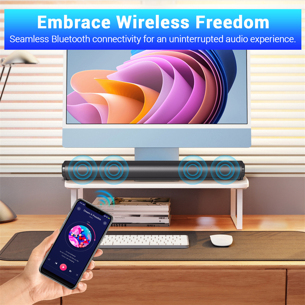 Sound Bar TV Sound System Głoś – Home Cinema With Wireless Rear Speakers recenzja i cena