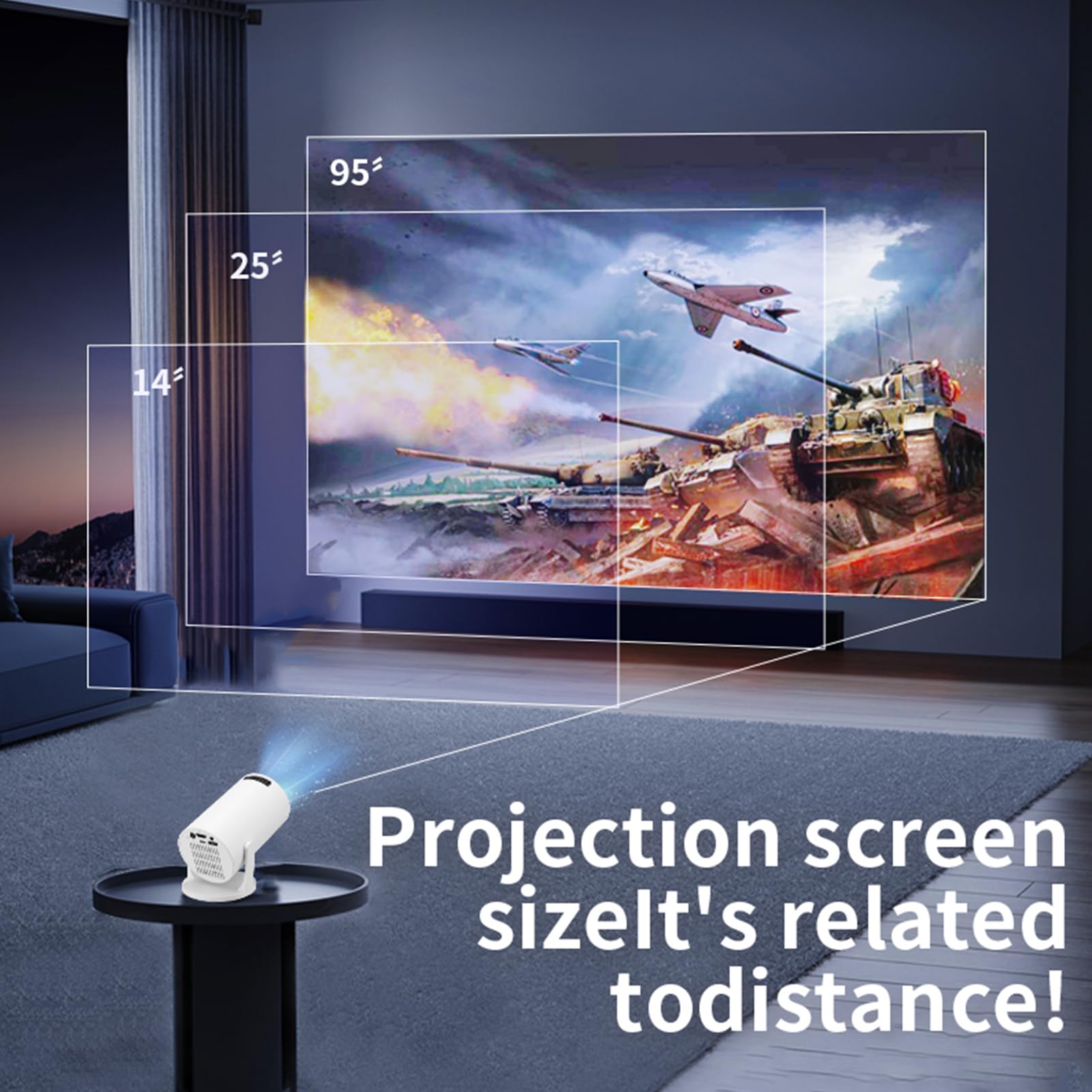 Projektor M5 8K Wifi 6 Ultra H – Home Cinema Gaming recenzja i cena