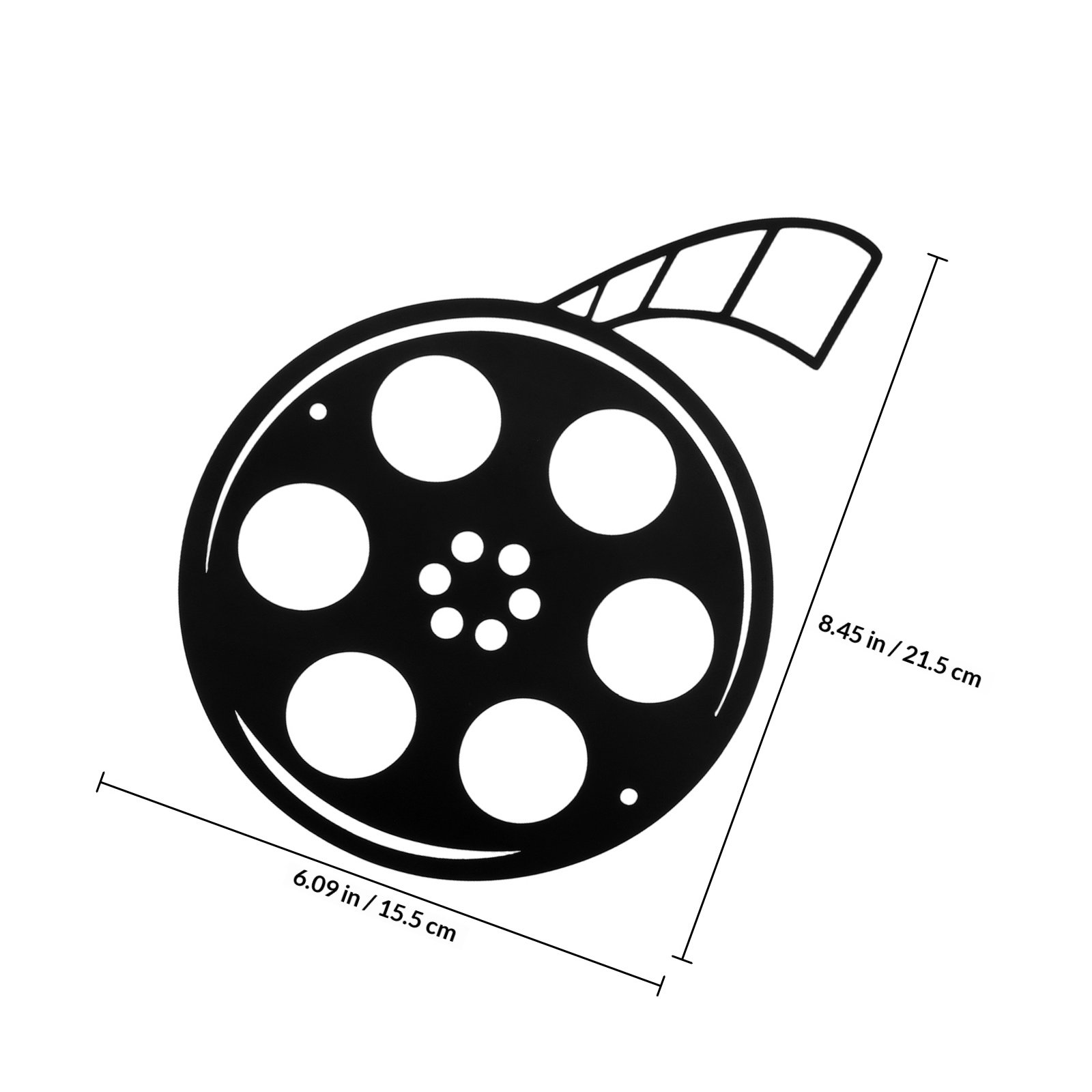 Dekoracja ścienna z metalowym  – Home Cinema Films recenzja i cena