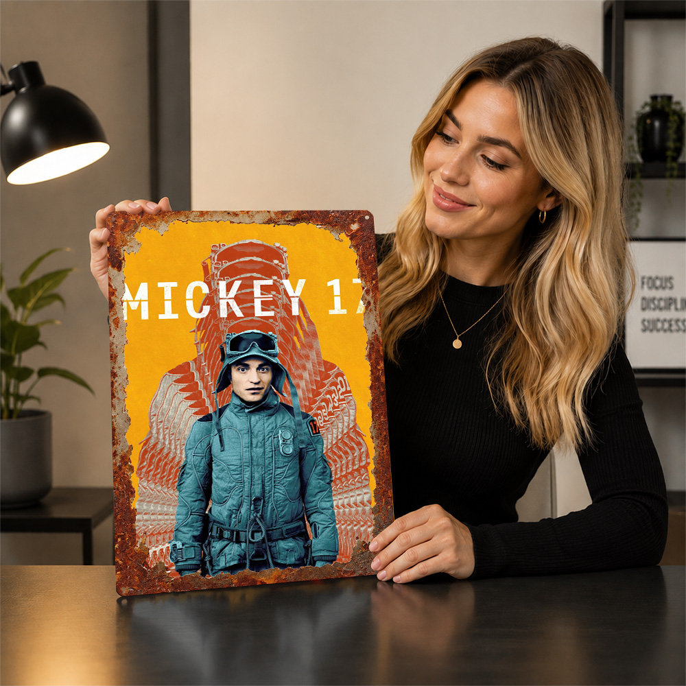 Plakat Metalowy Mickey 17 Film – Home Cinema Films recenzja i cena