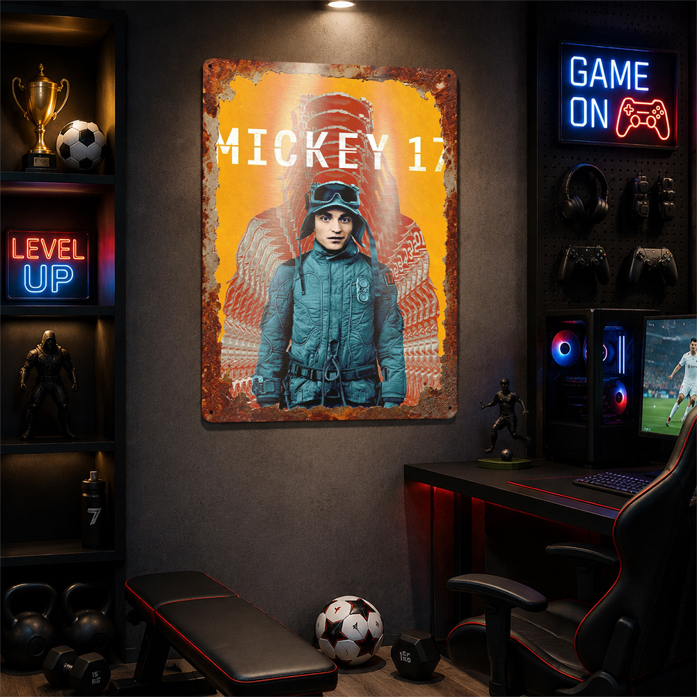 Plakat Metalowy Mickey 17 Film – Home Cinema Films recenzja i cena