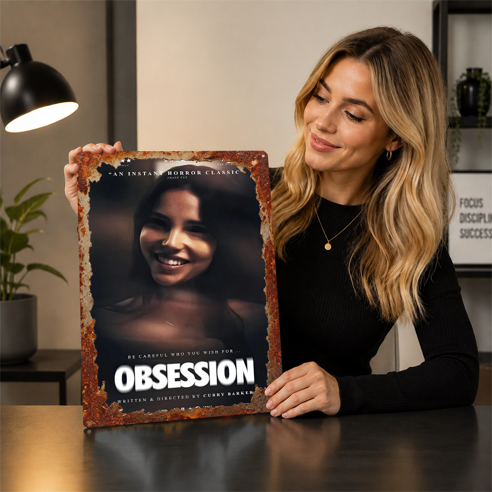 Plakat Metalowy Obsesja Filmow – Home Cinema Films recenzja i cena