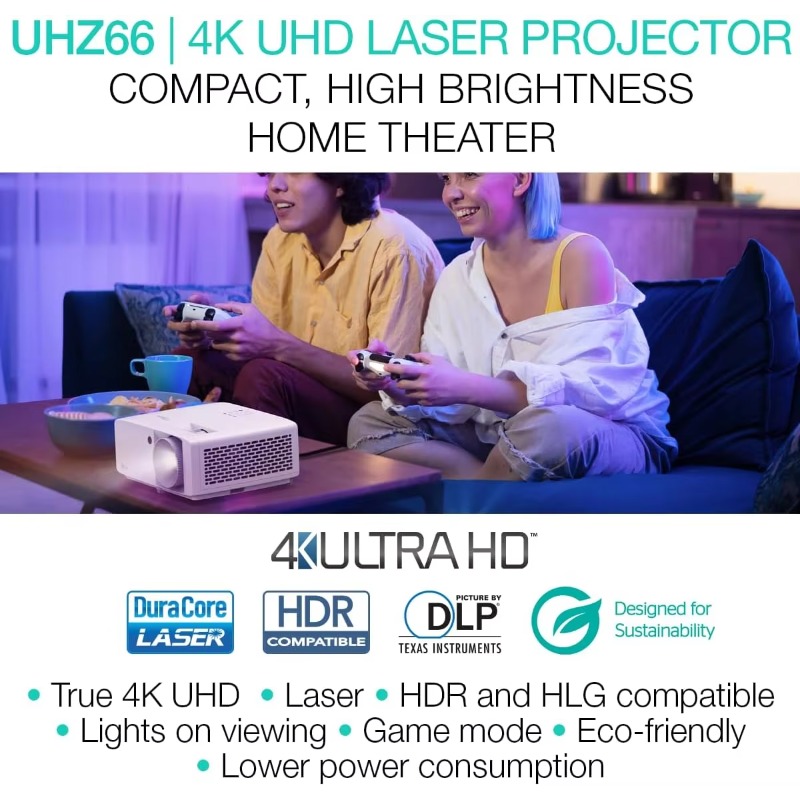 Projektor Optoma UHZ66 do kina – Home Cinema Gaming recenzja i cena