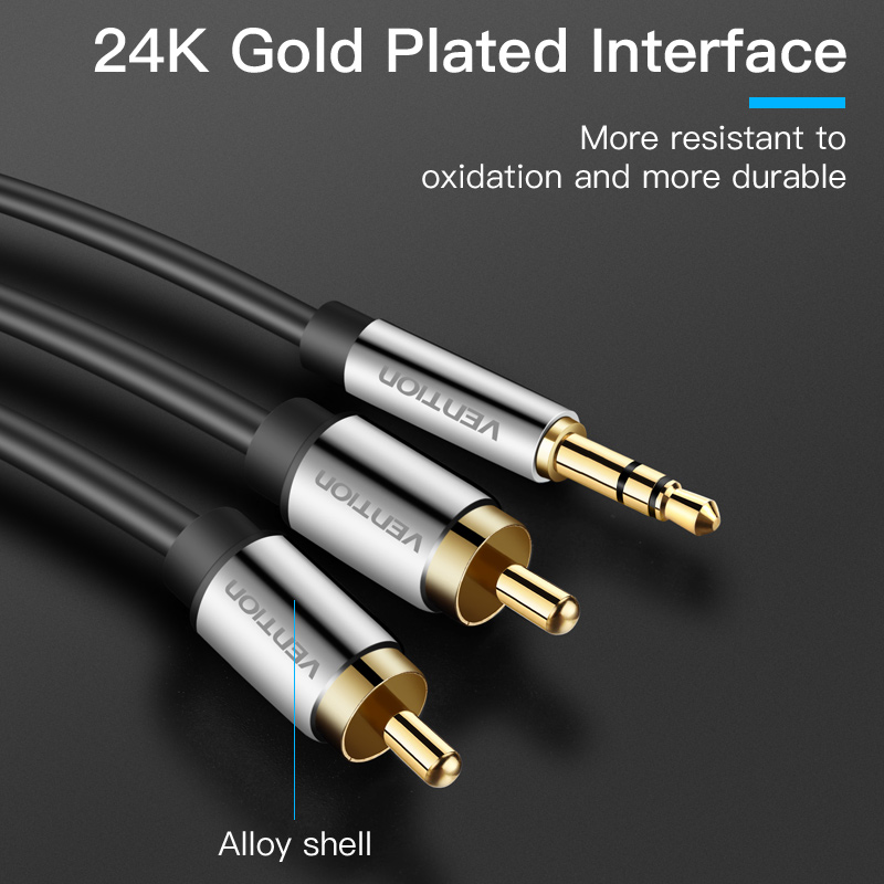 Vention RCA Cable 3.5 to 2rca  – Home Cinema Choice recenzja i cena