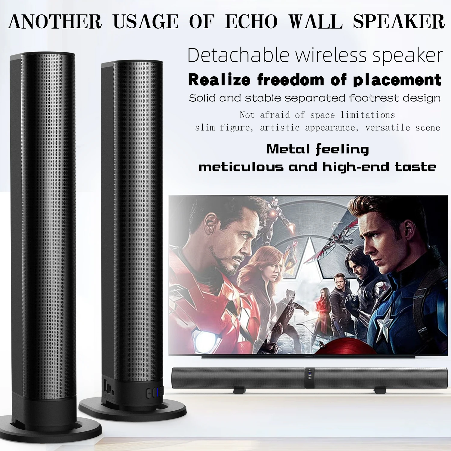 Soundbar FM TV Głośniki Blueto – Home Cinema Gadgets recenzja i cena